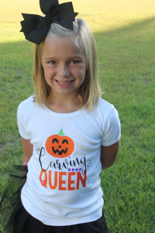 Carving Queen Halloween Pumpkin Shirt