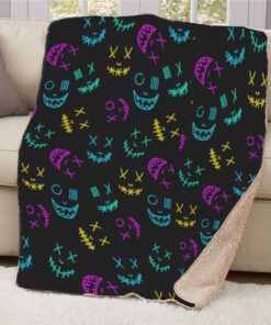 Flash Hightlight Spooky Halloween Blanket