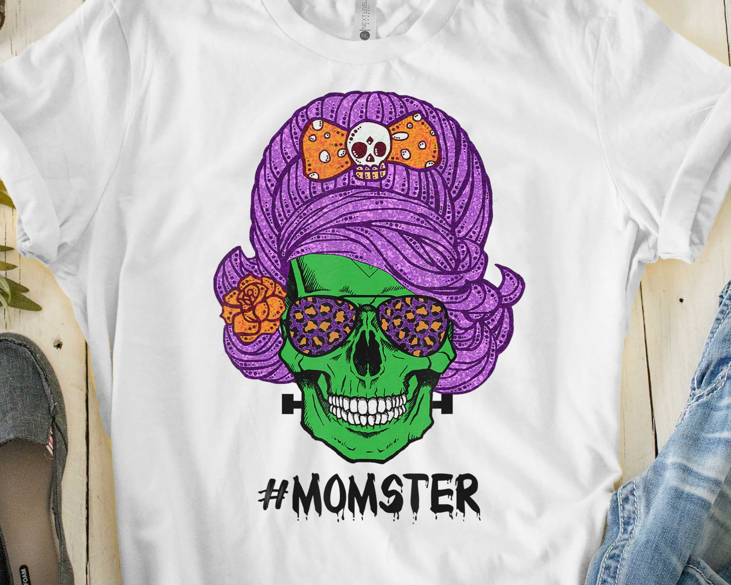 Funny Halloween Monsters Skull Shirt