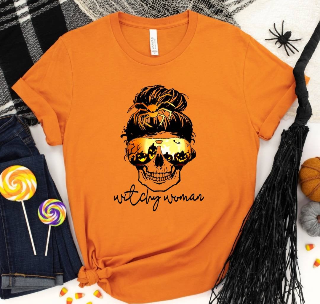 Funny Halloween Witchy Woman Shirt