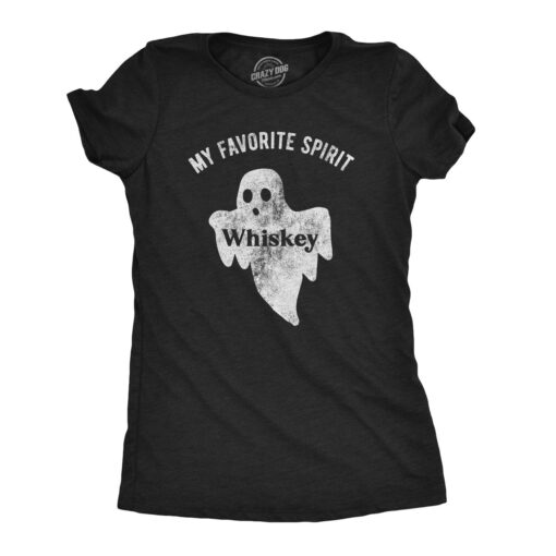 Ghost Black Spooky Spirit Halloween Shirt