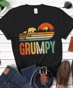 Grumpy Like A Grandpa Only Cooler Halloween Shirt