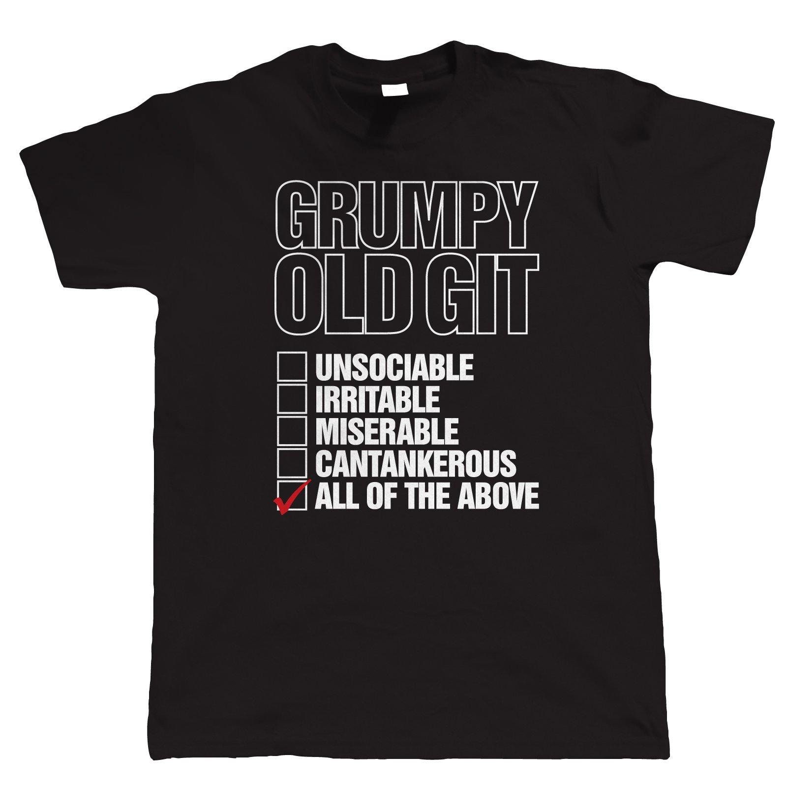 Grumpy Old Git Funny Mens For Halloween T Shirt