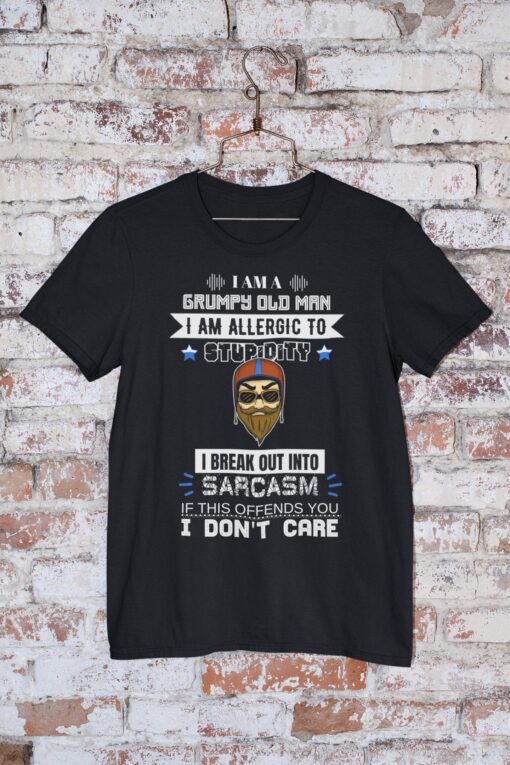 Grumpy Old Man Retirement Papa T-shirt