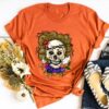 Dead Inside But Caffeinated Shirt Mom Skull Halloween
