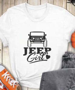 Sleeve Jeep Lover Tee Halloween jeep girl shirt