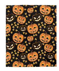 Halloween Lightweight Velveteen Blanket