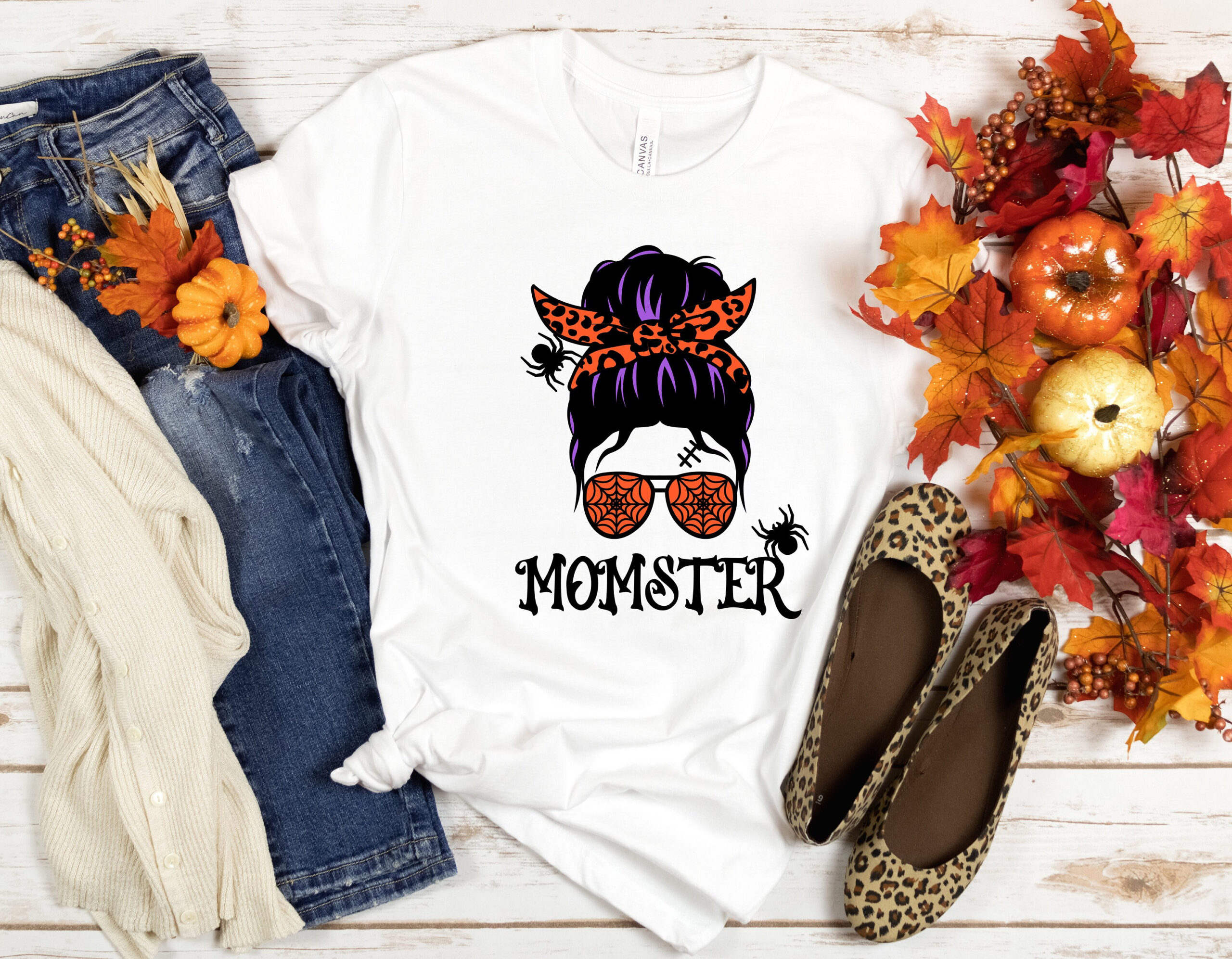 Halloween Momster Shirt For Mom