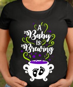 Halloween Pregnancy A Baby is Brewing shirt