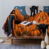 The Pumpkin King Plush Blanket Throw Gift For Fall