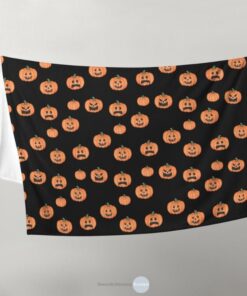 Halloween Throw Pumpkin Decor Fall blanket