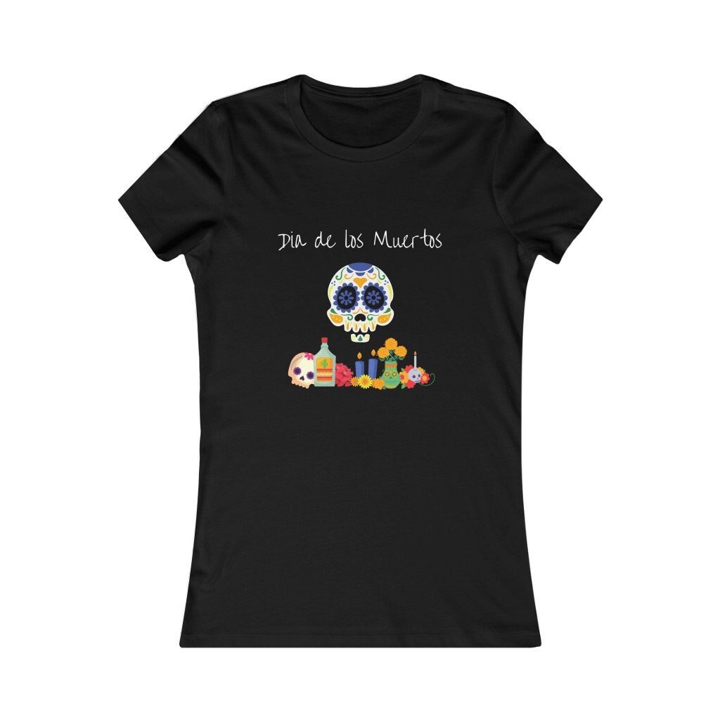 Halloween Women's Graphic Candy Skull Shirt