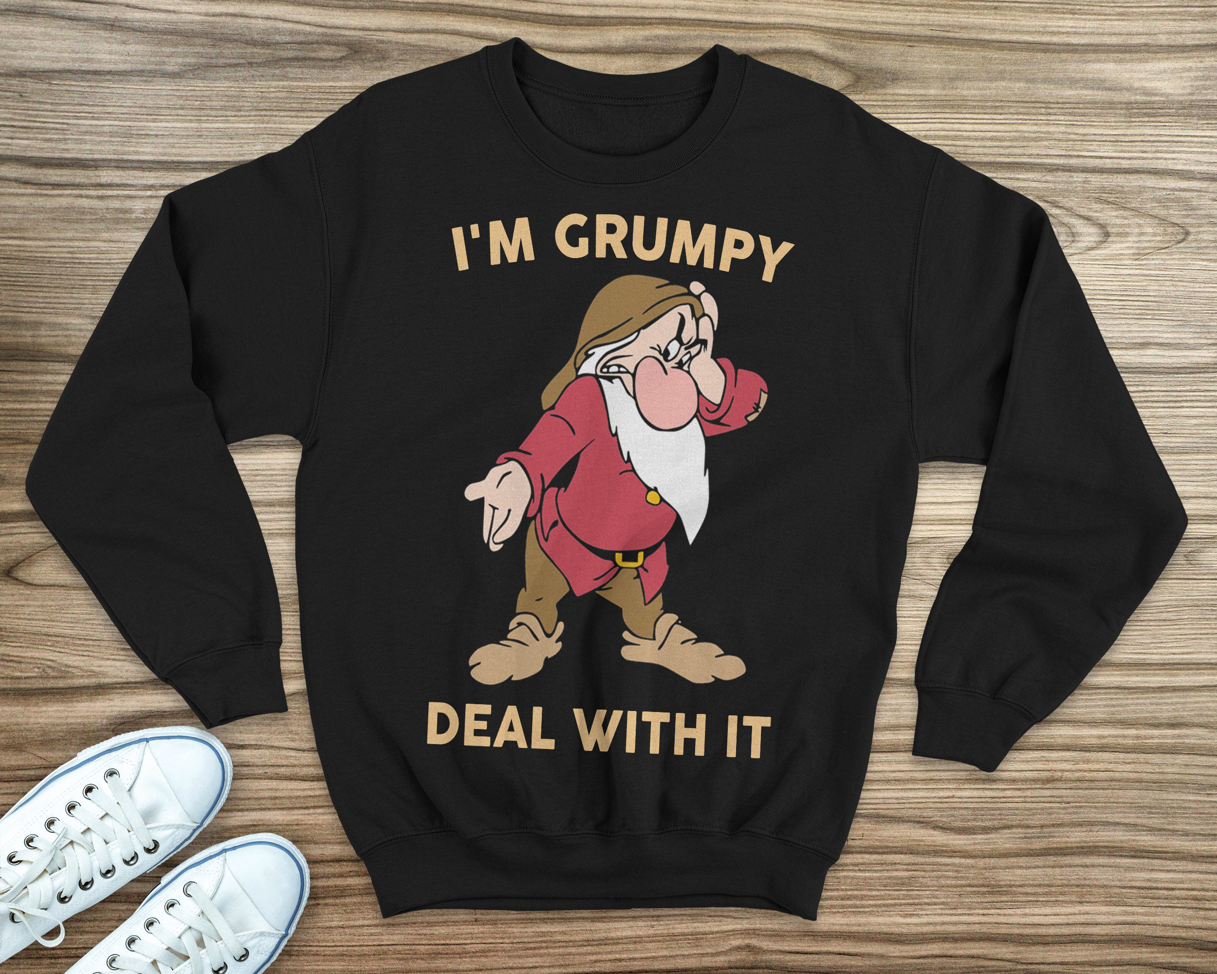 I'm Grumpy Deal With It Gift Man Woman T- Shirt