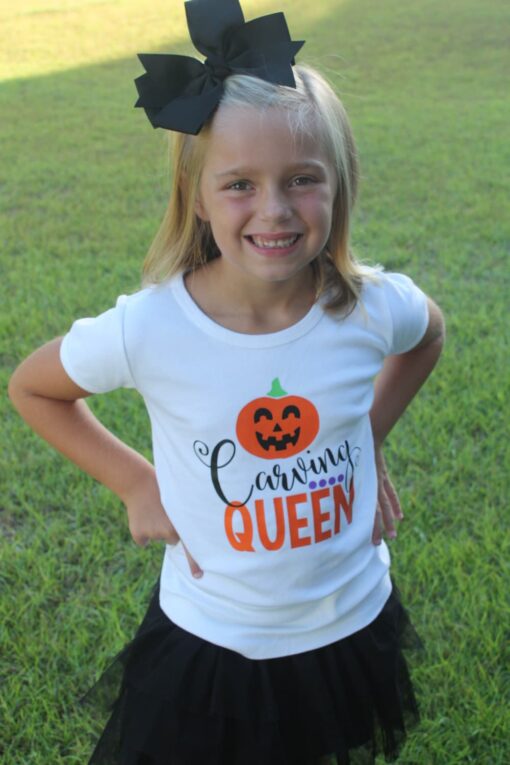 Carving Queen Halloween Pumpkin Shirt