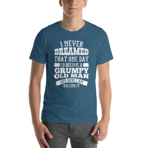 A Grumpy Old Man Short Sleeve Unisex Halloween T-Shirt