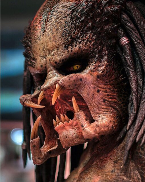 Predator Alien Headshots Targeting Game Mondo Halloween Poster