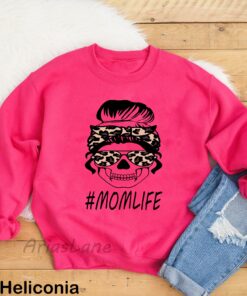 Skeleton Mom Life Halloween Sweatshirt