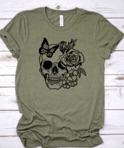 Mom skull shirt halloweens gift for sister