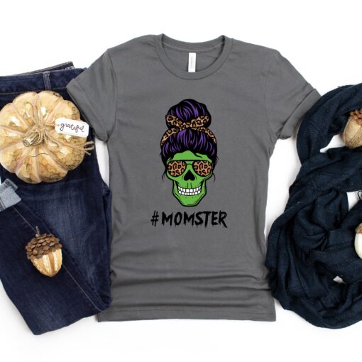 Momster Skull Funny Halloween Shirts