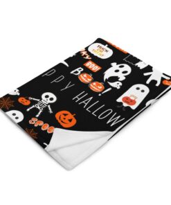Halloween Fall Throw Ghost Pumpkin Blanket