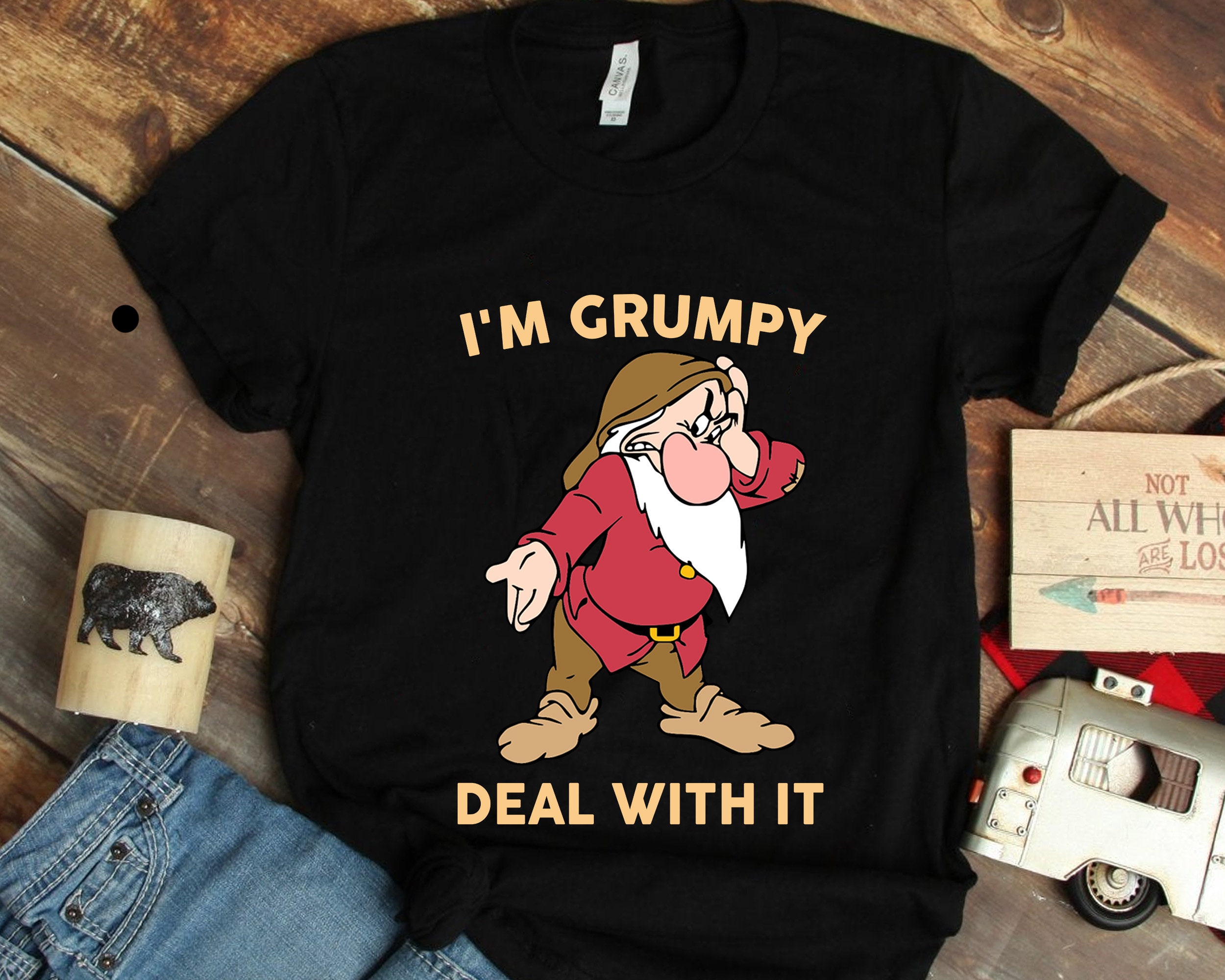 I'm Grumpy Deal With It Gift Man Woman T- Shirt