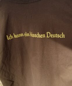 Grumpy Dwarf I know German Graphic T Shirt