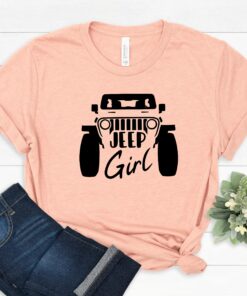 Girl's Vacation Halloween jeep girl shirt