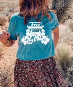 Halloween jeep girl Vacation shirt