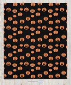 Halloween Throw Pumpkin Decor Fall Blanket