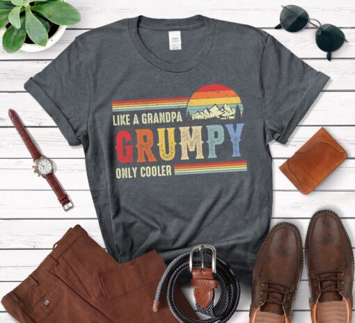 Grumpy Like A Grandpa Only Cooler Vintage Classic Shirt