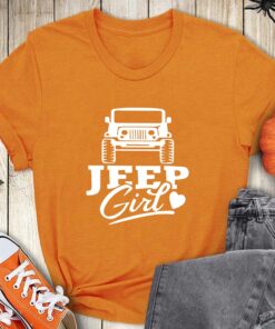 Sleeve Jeep Lover Tee Halloween jeep girl shirt
