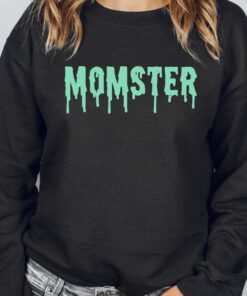 Momster Funny Halloween Gift Sweatshirt