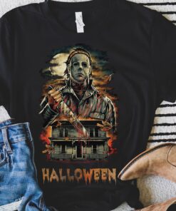 Michael Myers horror retro HALLOWEEN shirt