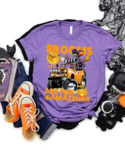 Brooms Are For Amateurs Funny Jeep Halloween shirt