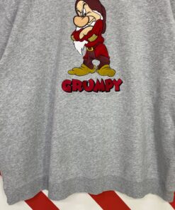 Vintage Grumpy Dwarf Sweatshirt Grumpy Crewneck Disney Shirt