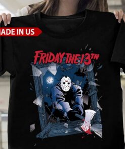 Horror Killers Characters Jason Voorhees halloween shirt
