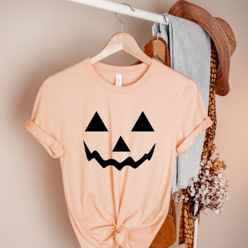 Halloween Pumpkin Family Face Shirt