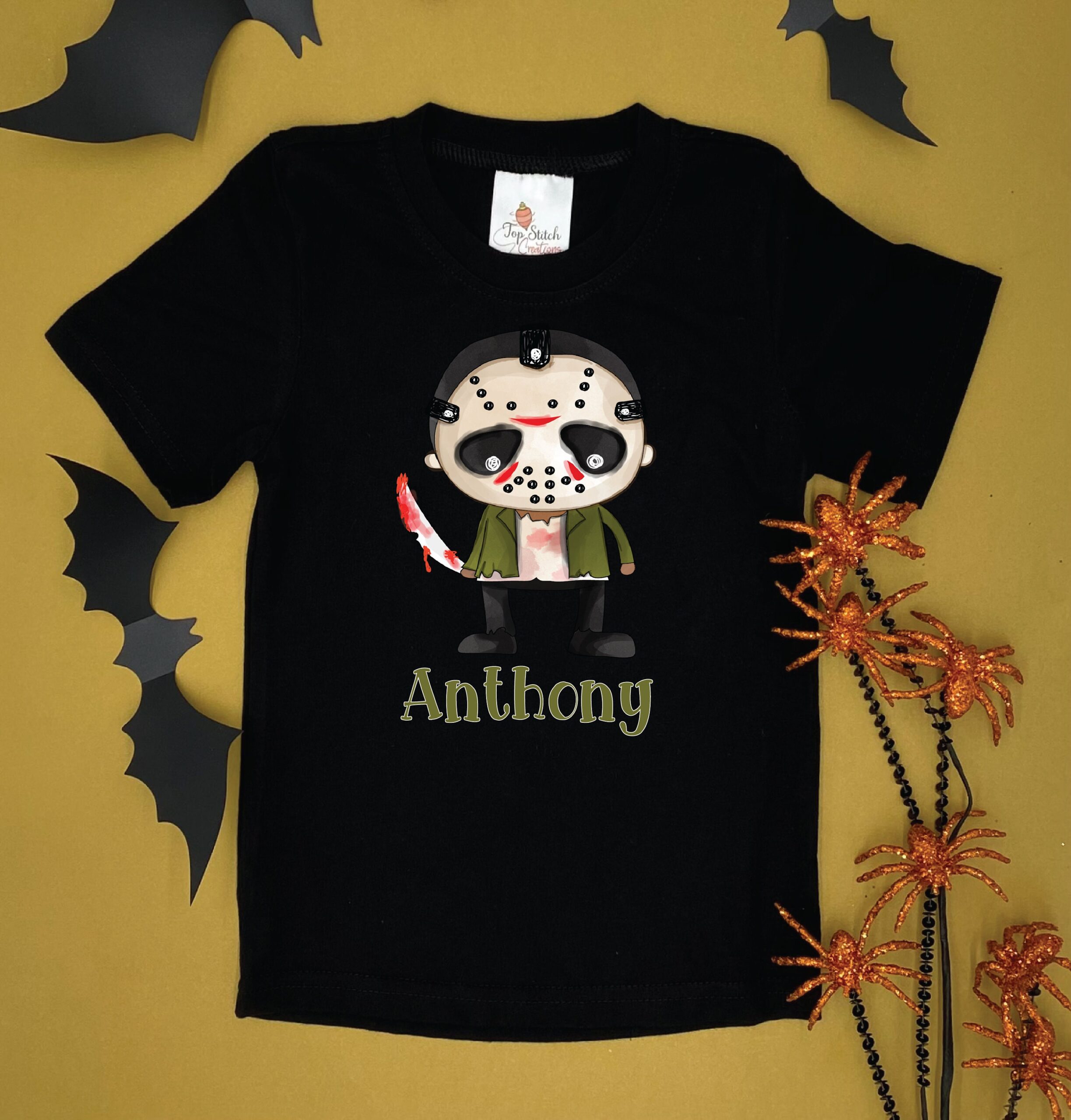 Boy's Horror Jason Halloween Character Shirt