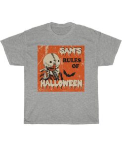 Trick R Treat Sam's rules halloween shirt