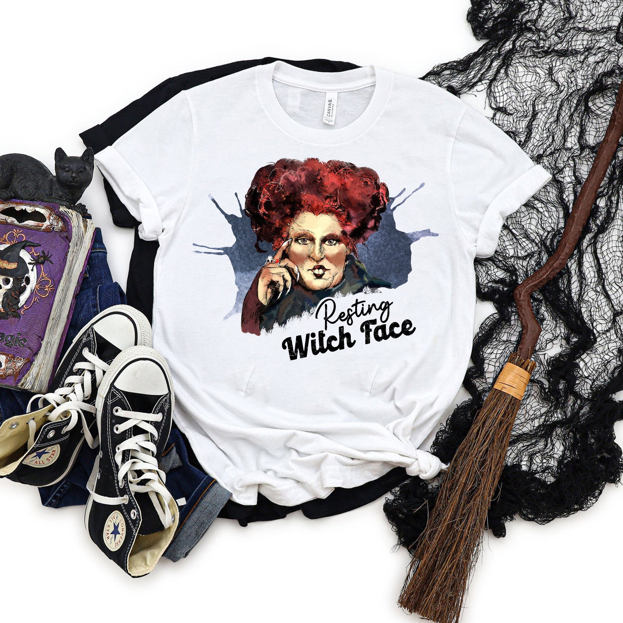 Winifred Sanderson Hocus Pocus Resting Halloween Shirt