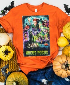 Sanderson Sisters Retro Hocus Pocus Hocus Pocus Neon Halloween Shirt