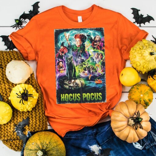 Sanderson Sisters Retro Hocus Pocus Neon Halloween Shirt