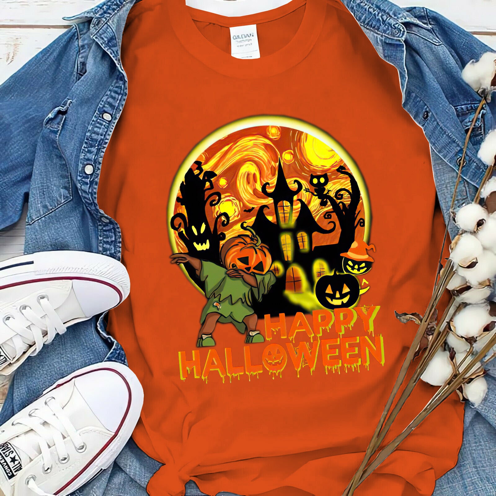 Trick’r Treat Van Gogh Style Happy Halloween 2021 Shirt