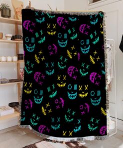 Flash Hightlight Spooky Halloween Blanket