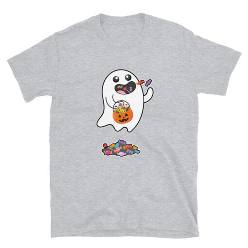 Cute Little Ghost Eating Spirit Halloween Shirt