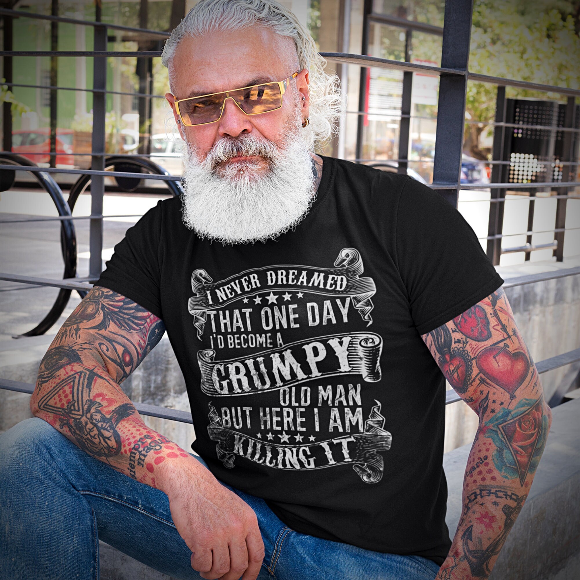 Im A Grumpy Old Man I Do What Want Shirt