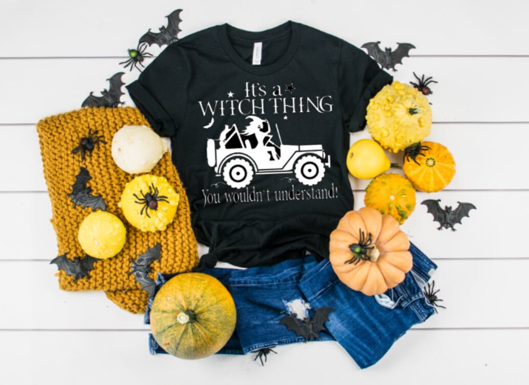 It's A Witch Thing Jeep Halloween Shirt