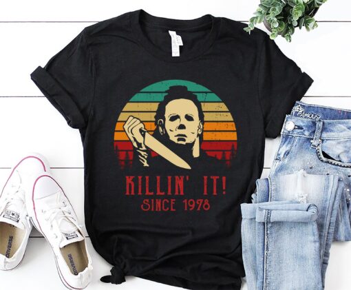 Killin It Since 1978 Halloween Michael Myers Shirt