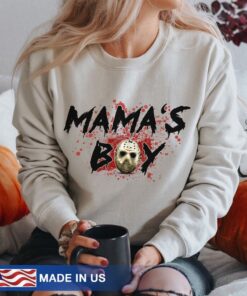 Mama's Boy Halloween Horror Shirt