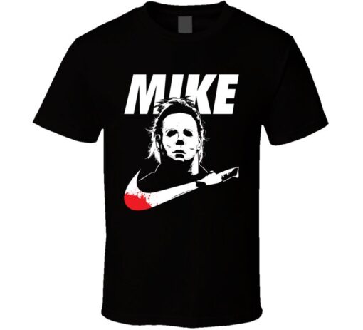 Michael Myers Mike Nike Halloween Parody T Shirt